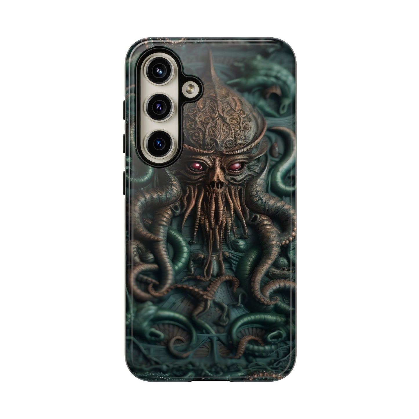 Nameless Dread Tough Phone Case – Lovecraftian Tentacle Horror Design for iPhone, Samsung Galaxy, and Google Pixel Devices