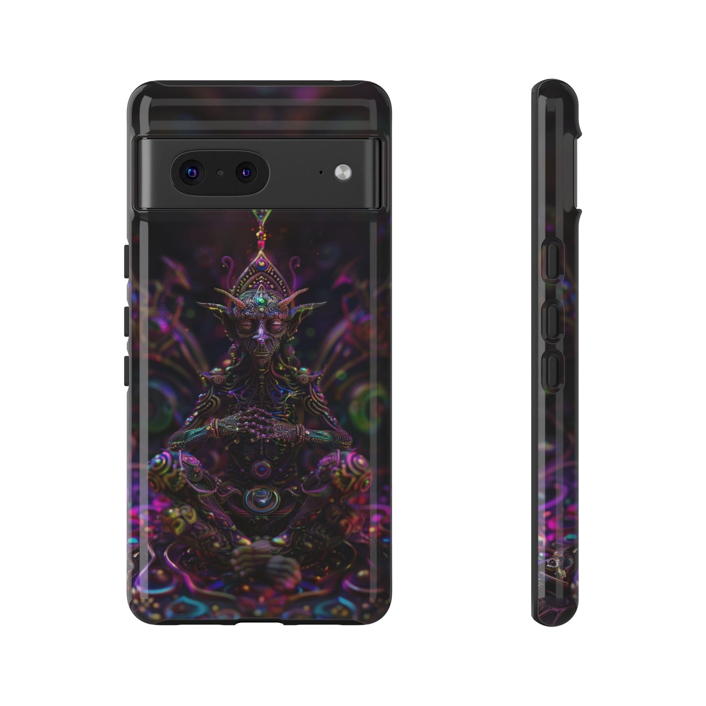 Mystical Machine Elf Phone Case - Psychedelic Vibes for iPhone, Samsung, Google Pixel