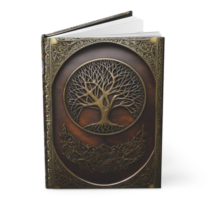 Tree of Life Hardcover Notebook – Elegant Nature-Inspired Journal for Writing and Creative Reflections