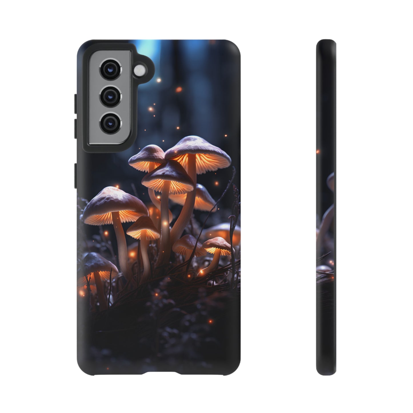 Glowing Mushrooms at Night Phone Case – Enchanting Fantasy Forest Design for iPhone, Samsung Galaxy, and Google Pixel Devices