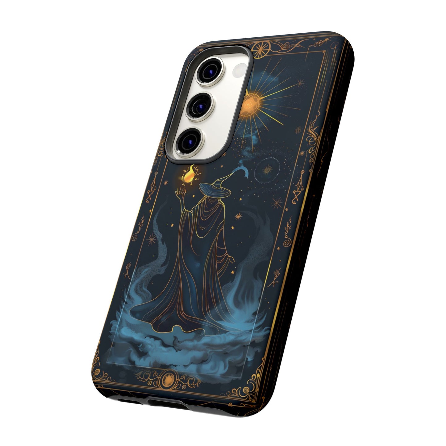 Enchanted Wizard Spellcaster Galaxy Phone Case - Mystical Wizardry Art For iPhone, Samsung Galaxy, and Google Pixel Devices