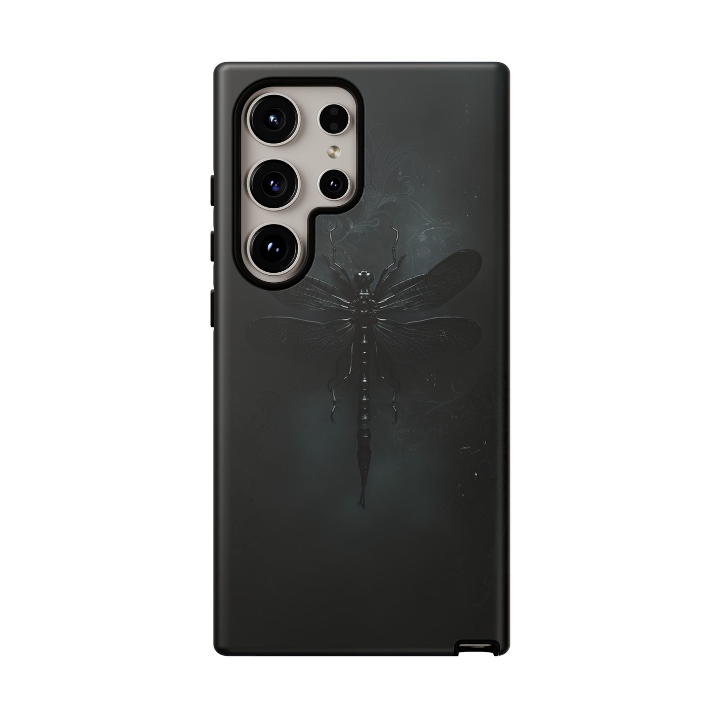 Gothic Dragonfly Phone Case – Dark Elegance Design for iPhone, Samsung Galaxy, and Google Pixel Devices