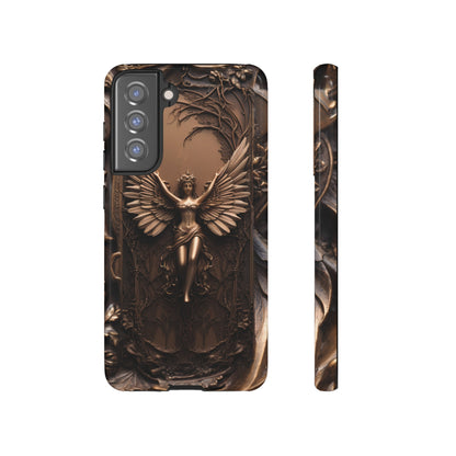 The Bronze Fairy Phone Case – Fantasy Faery Design for iPhone, Samsung Galaxy, and Google Pixel Devices