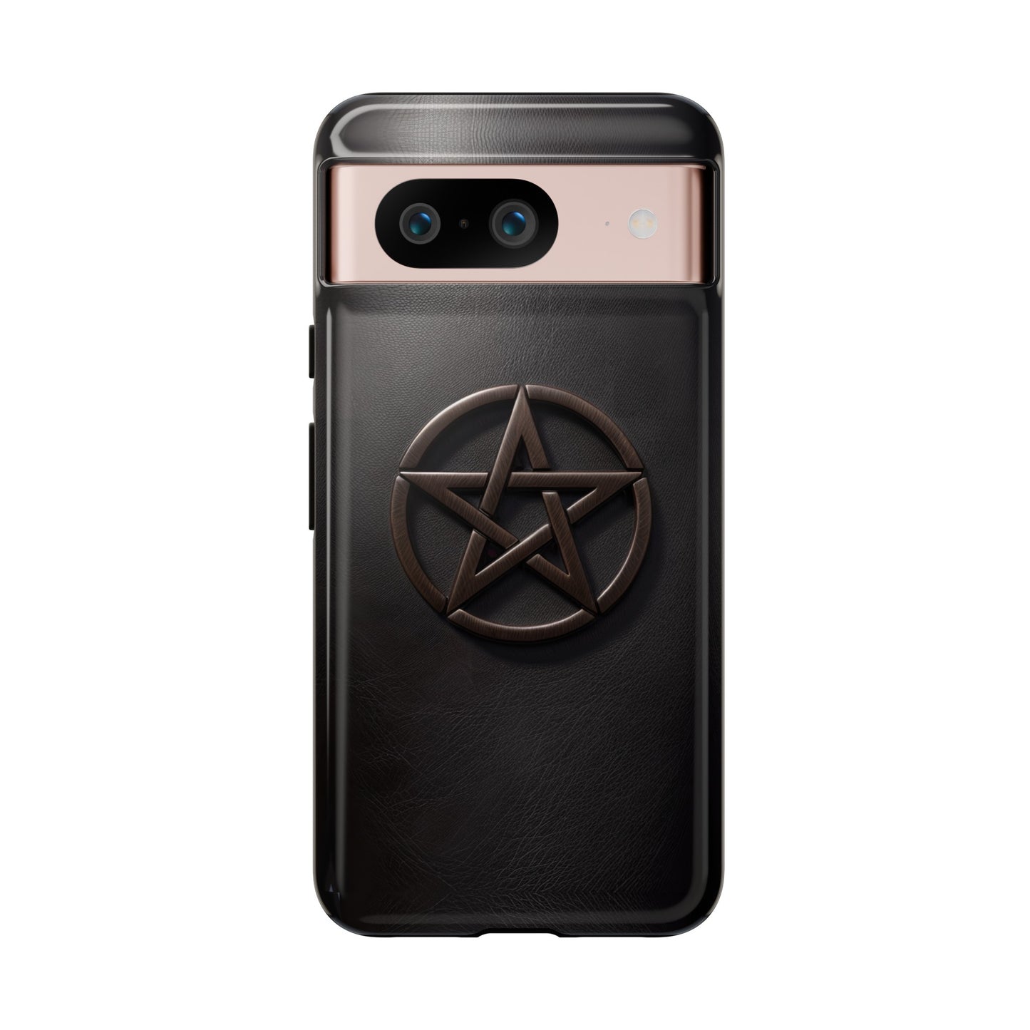 Simple Pentacle Tough Phone Case – Witchcraft Pentagram Design for iPhone, Samsung Galaxy, and Google Pixel Devices