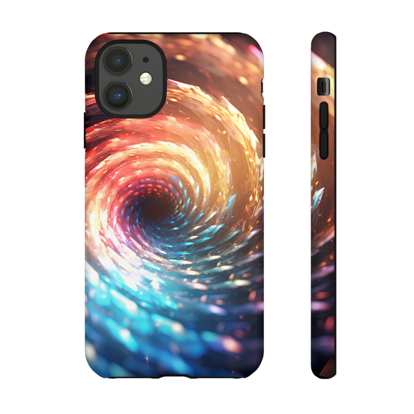 Crystal Portal of Light Phone Case – Vibrant Cosmic Design for iPhone, Samsung Galaxy, and Google Pixel Devices