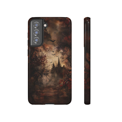 Gothic Castle Phone Case - Spooky Halloween Design for iPhone, Samsung Galaxy, Google Pixel Devices