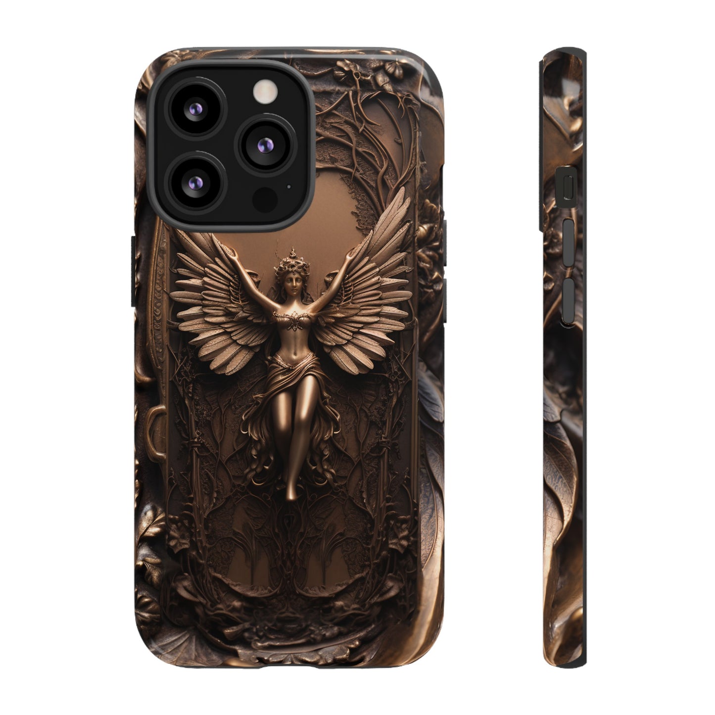 The Bronze Fairy Phone Case – Fantasy Faery Design for iPhone, Samsung Galaxy, and Google Pixel Devices