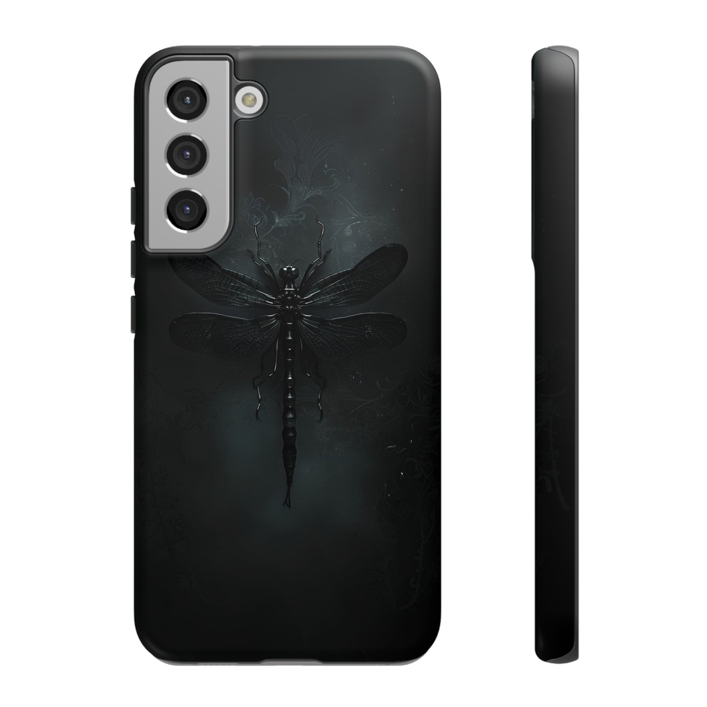 Gothic Dragonfly Phone Case – Dark Elegance Design for iPhone, Samsung Galaxy, and Google Pixel Devices