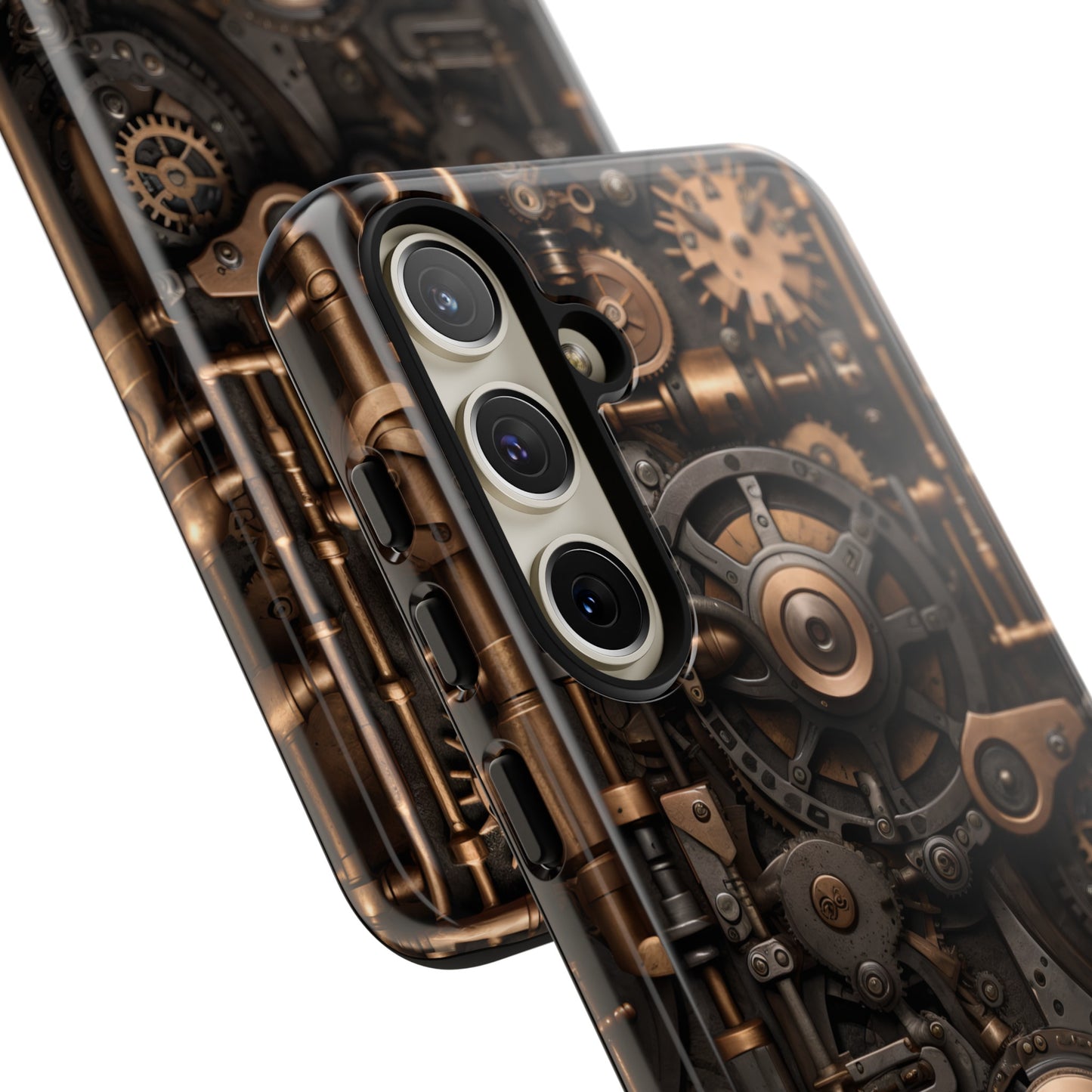 Steampunk Machine Phone Case – Victorian Gears Design for iPhone, Samsung Galaxy, and Google Pixel Devices