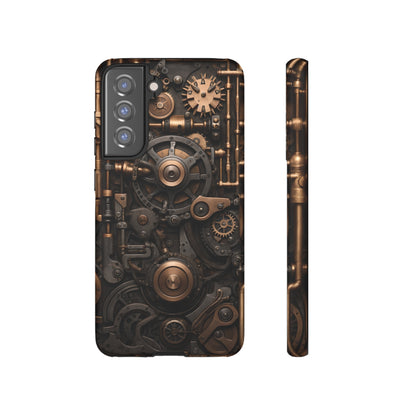 Steampunk Machine Phone Case – Victorian Gears Design for iPhone, Samsung Galaxy, and Google Pixel Devices