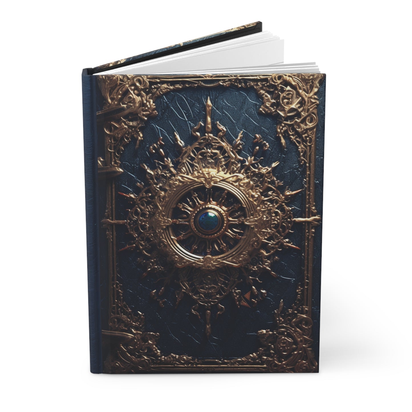 Blue Gothic Hardcover Notebook – Mystical Journal for Witchcraft and Occult Magic