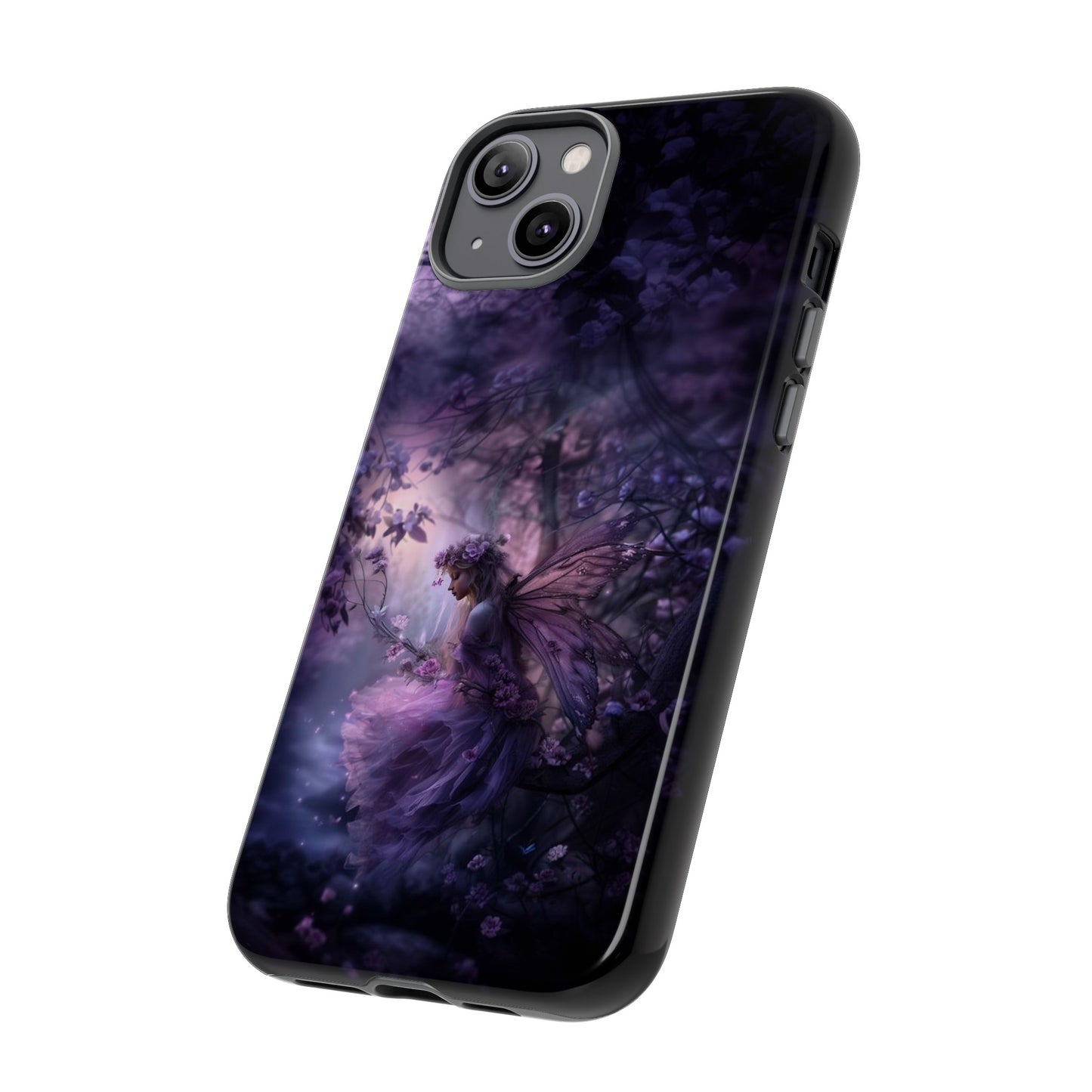 Fairy in the Moonlight Phone Case - Magical Night Scene for iPhone, Samsung Galaxy, Google Pixel Devices - Enchanted Fantasy Art