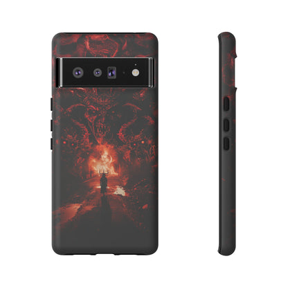 The Road to Hell Phone Case – Gothic Demon and Devil Design for iPhone, Samsung Galaxy, and Google Pixel Devices