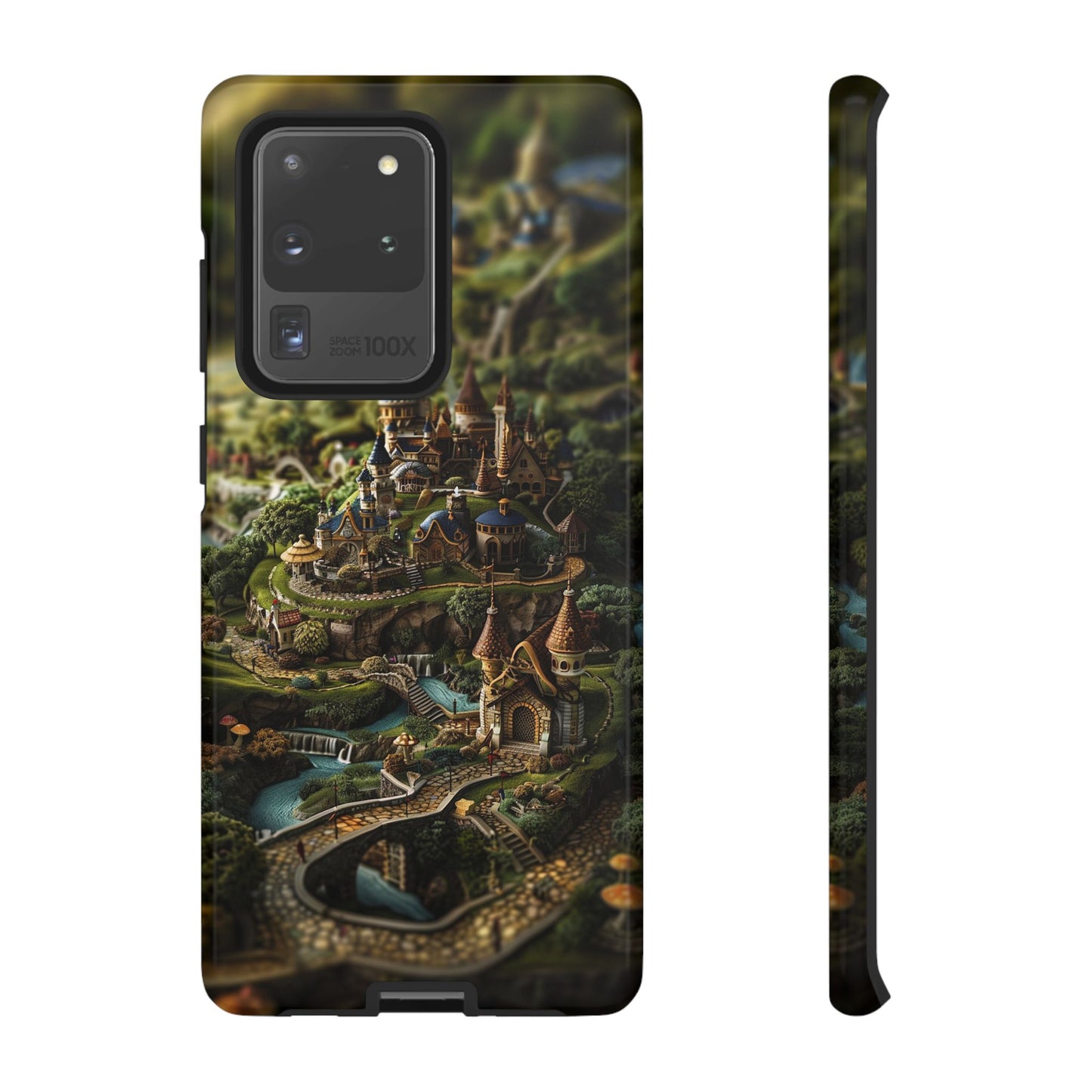 Fairy Kingdom Phone Case - Enchanted Castle Artwork for iPhone, Samsung Galaxy, and Google Pixel Devices