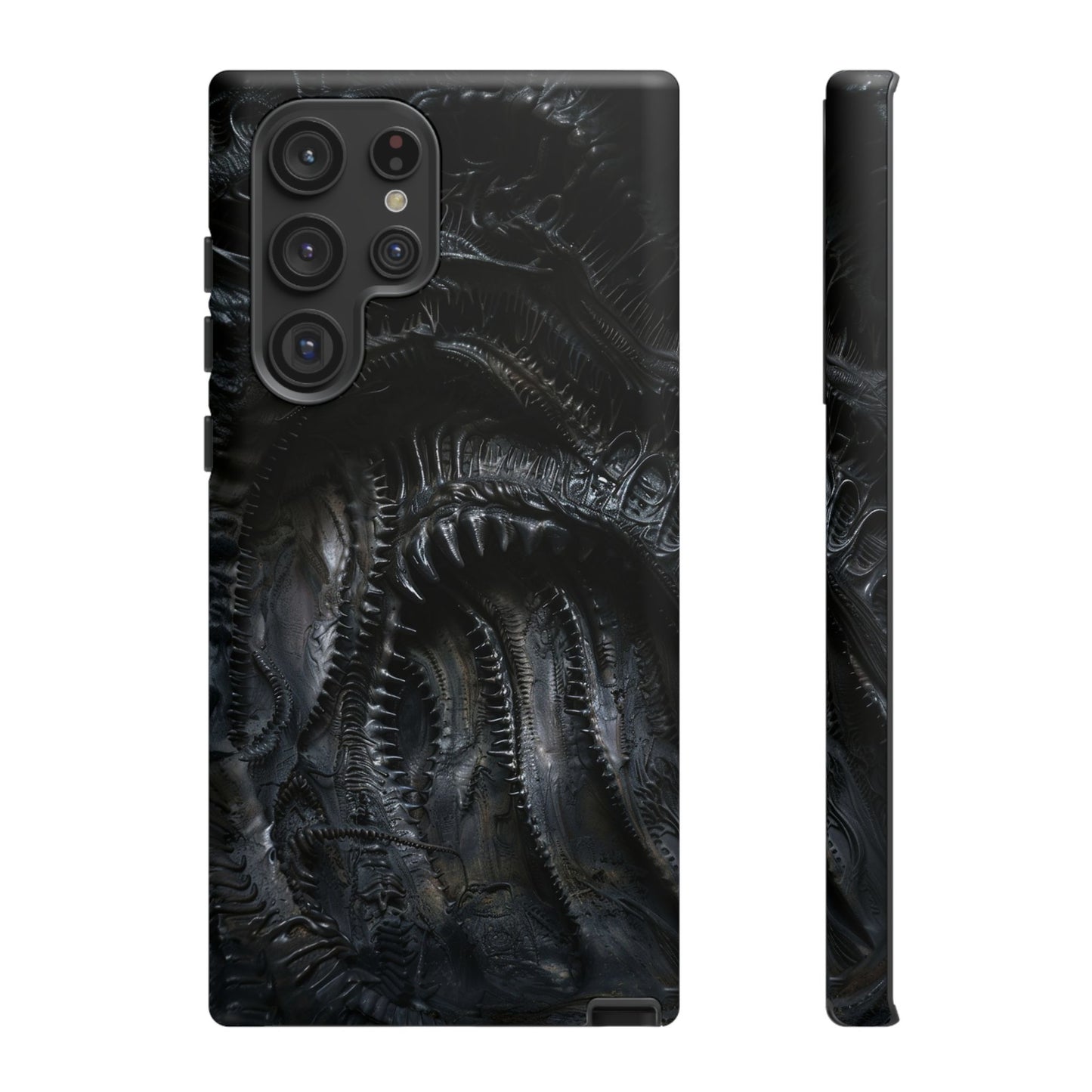 Surreal Biomechanical Phone Case - Gothic Sci-Fi Art for iPhone, Samsung Galaxy, and Google Pixel Devices