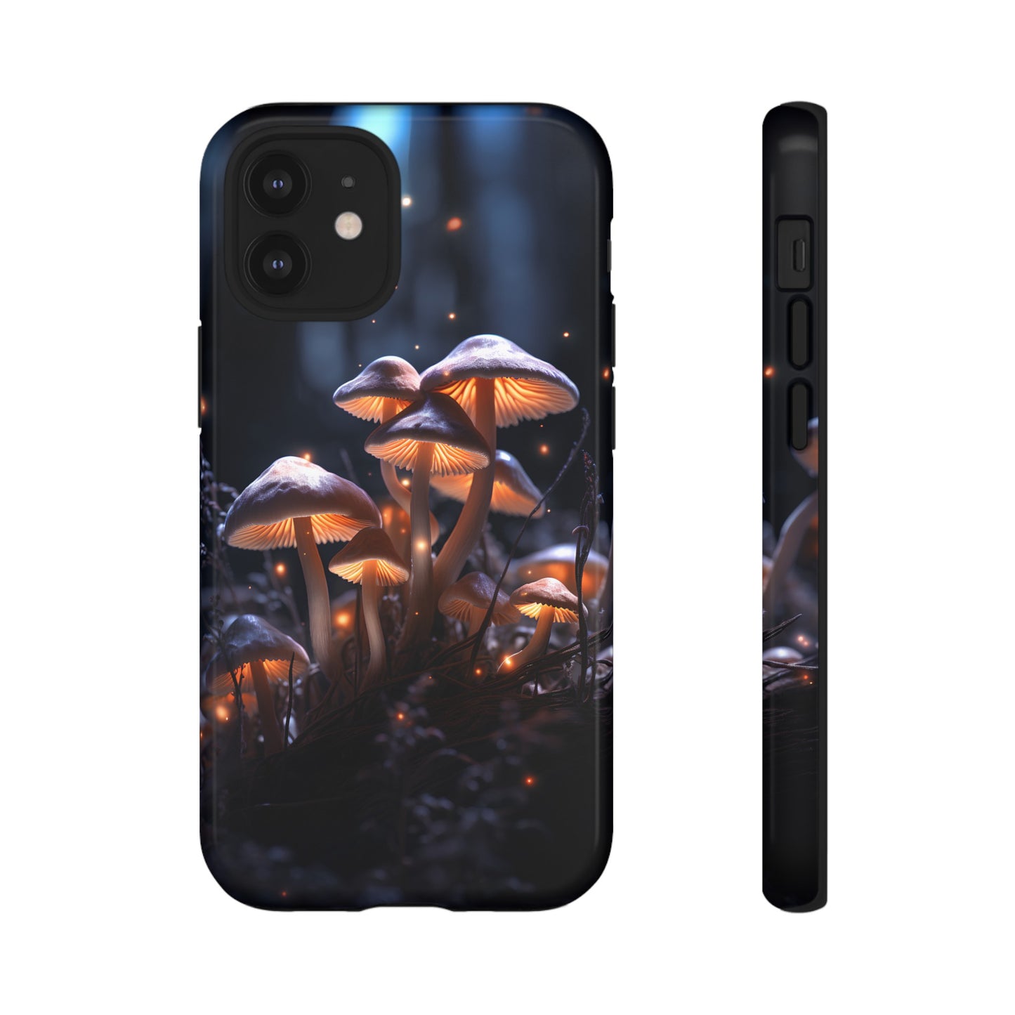 Glowing Mushrooms at Night Phone Case – Enchanting Fantasy Forest Design for iPhone, Samsung Galaxy, and Google Pixel Devices