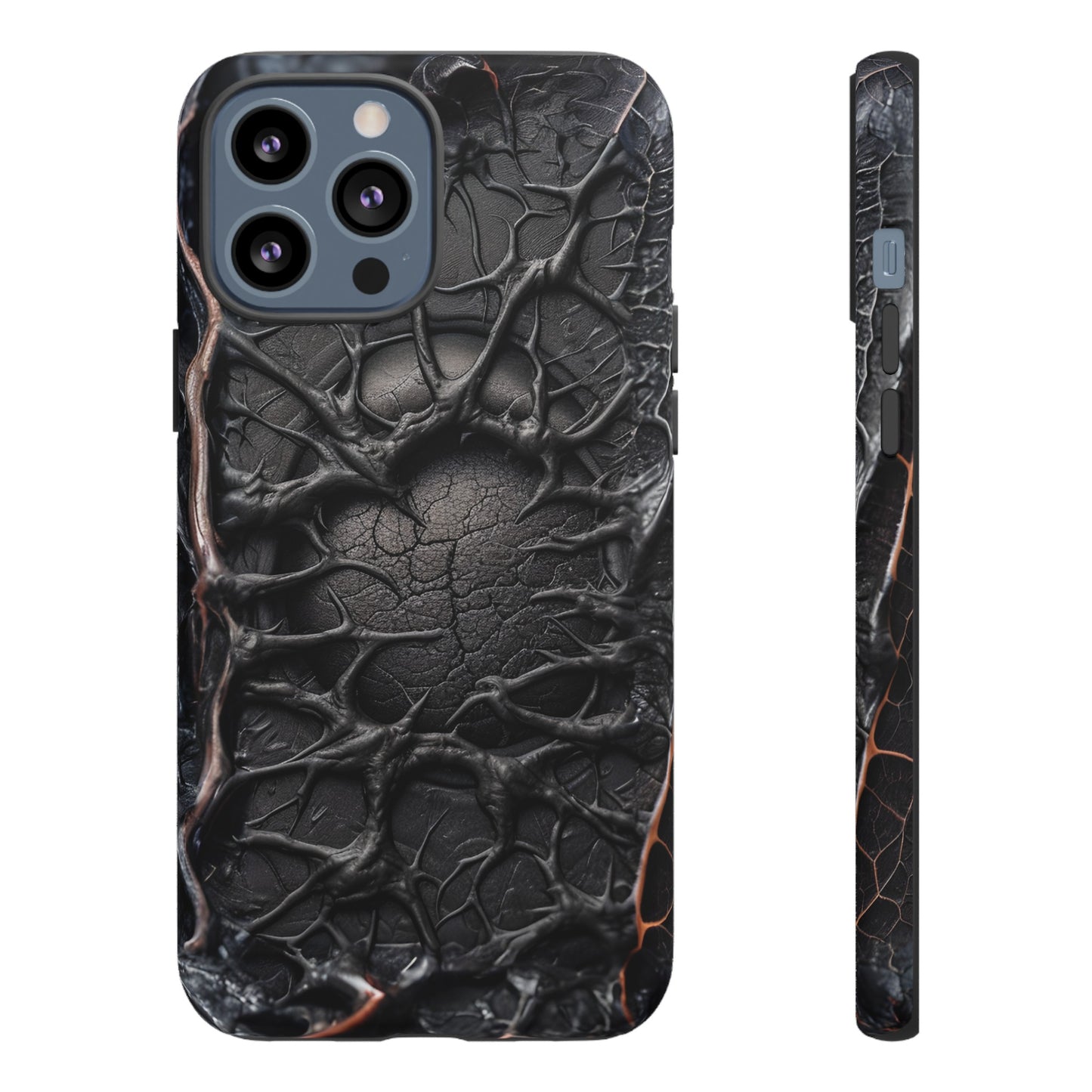 Black Veins Tough Phone Case – Lovecraftian Horror Design for iPhone, Samsung Galaxy, and Google Pixel Devices