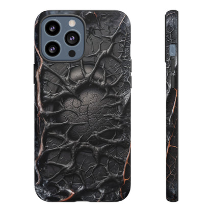 Black Veins Tough Phone Case – Lovecraftian Horror Design for iPhone, Samsung Galaxy, and Google Pixel Devices