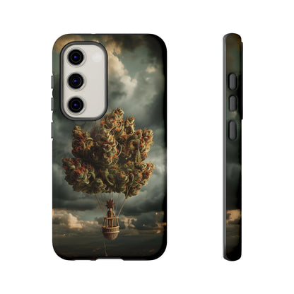 Cannabis Balloon Adventure Phone Case - For iPhone, Samsung Galaxy, and Google Pixel Devices