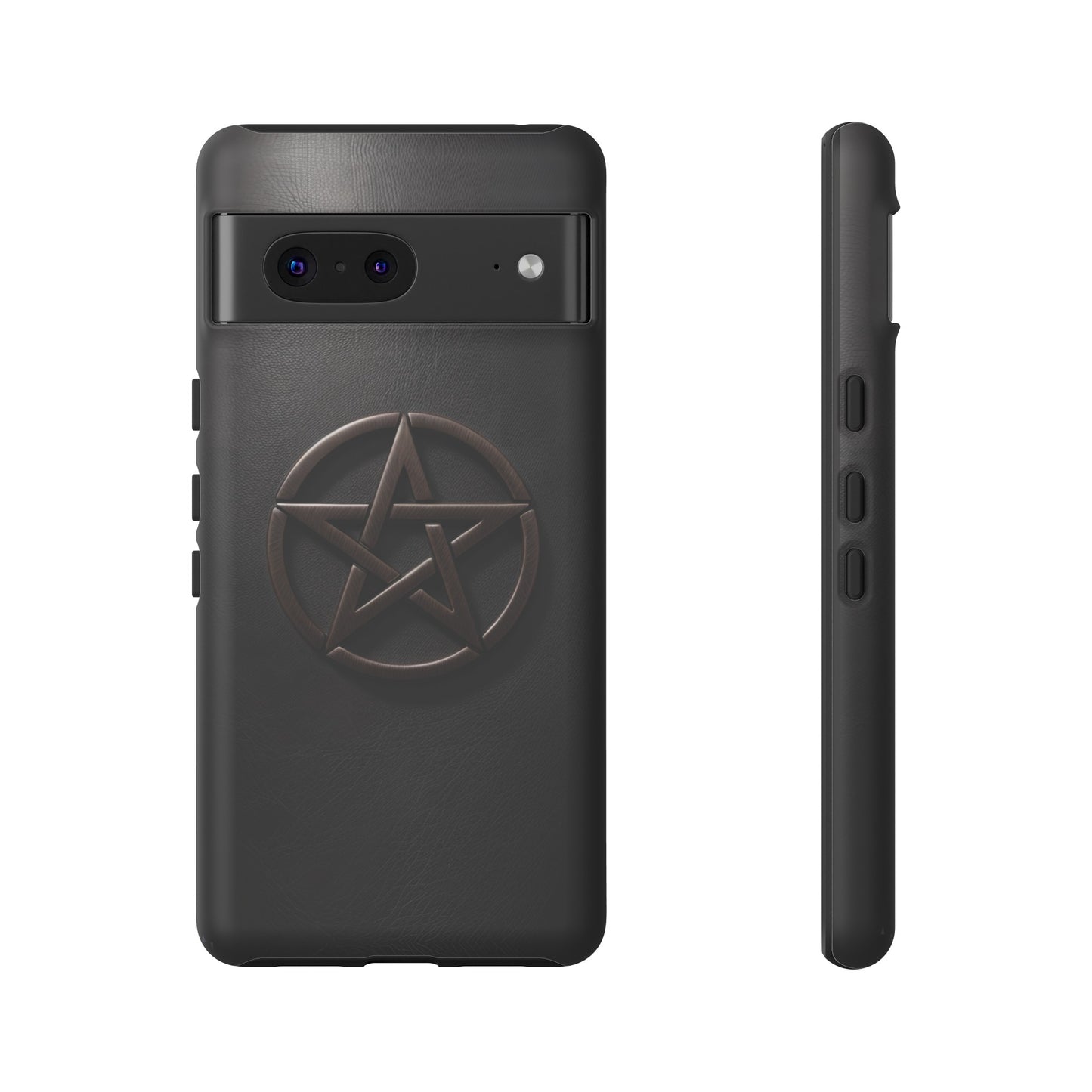 Simple Pentacle Tough Phone Case – Witchcraft Pentagram Design for iPhone, Samsung Galaxy, and Google Pixel Devices