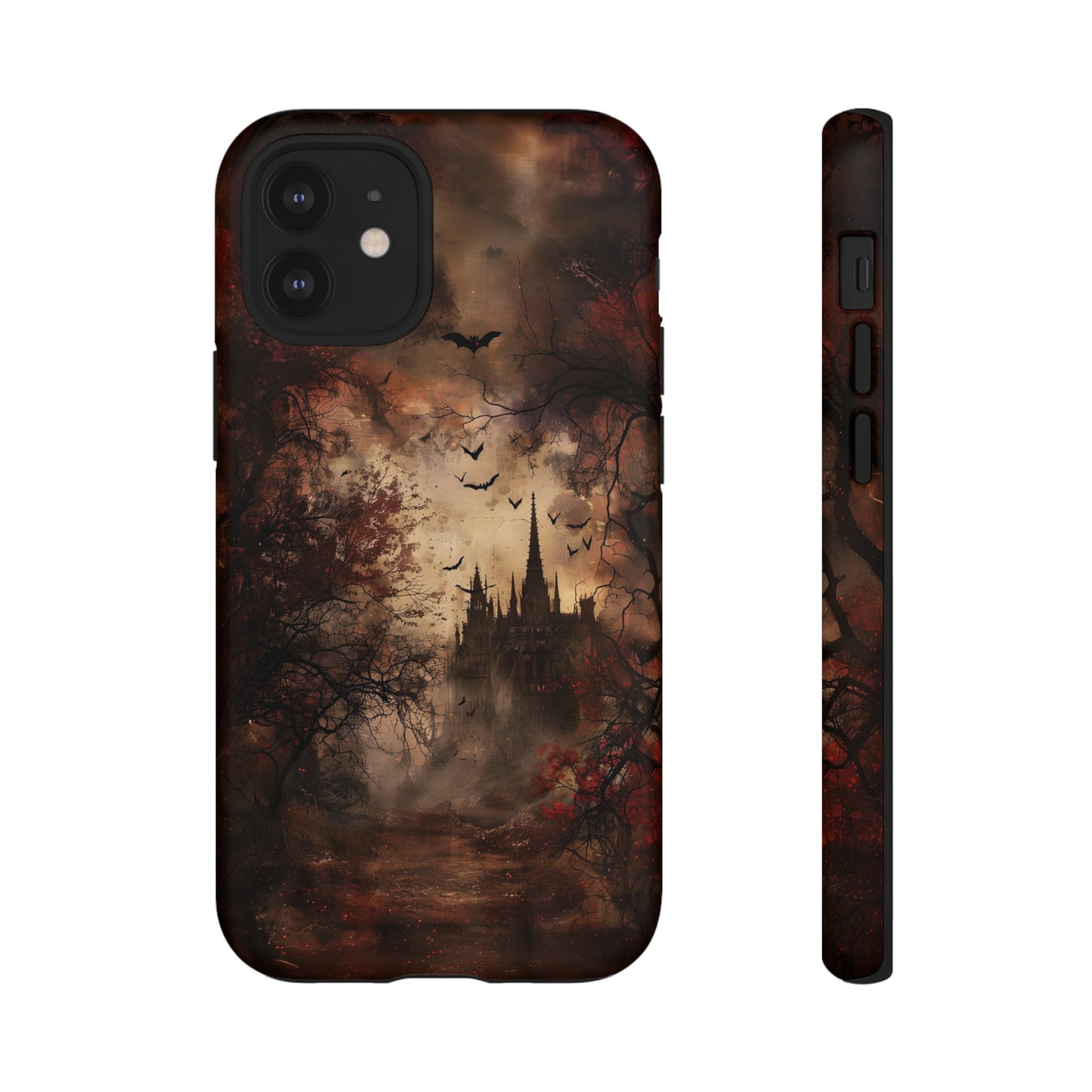 Gothic Castle Phone Case - Spooky Halloween Design for iPhone, Samsung Galaxy, Google Pixel Devices