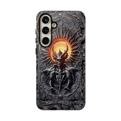 Skeletal Demonic King Phone Case – Ornate Gothic Design for iPhone, Samsung Galaxy, and Google Pixel Devices