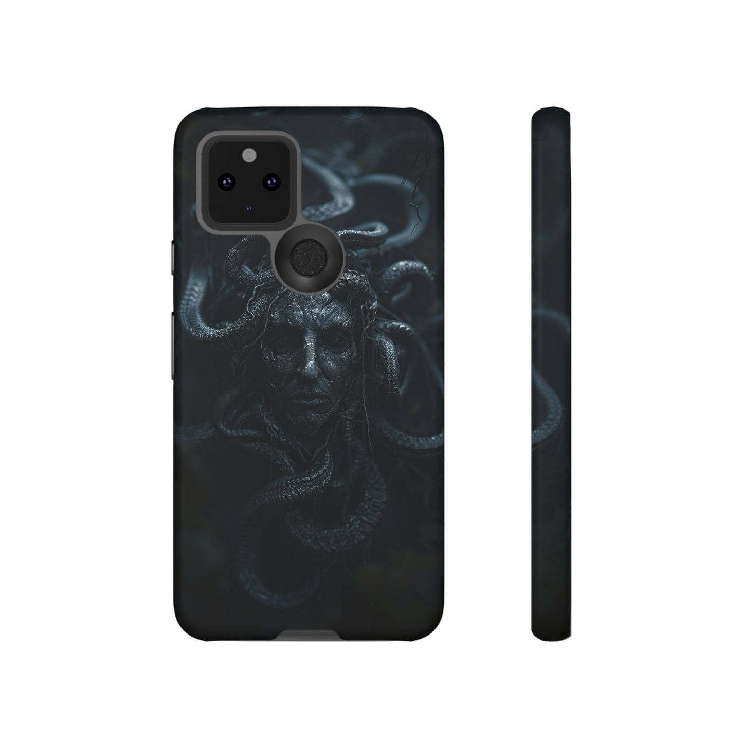 Medusa's Gaze Phone Case - Dark Mythological Design for iPhone and Samsung Galaxy Devices