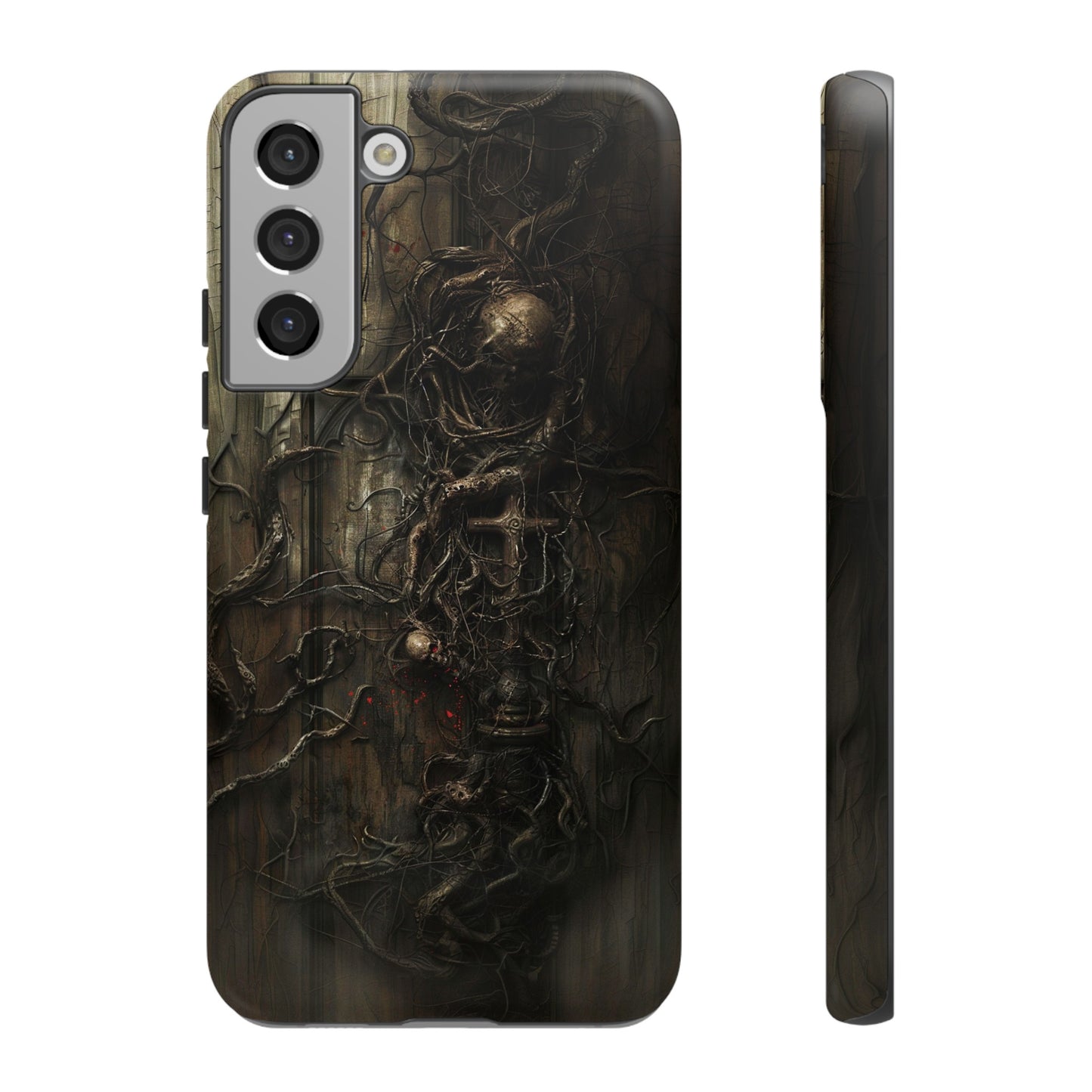 Creeping Dread Phone Case - Giger-Inspired Art for iPhone, Samsung Galaxy, and Google Pixel Devices