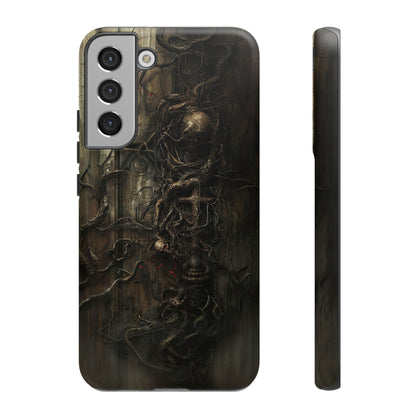 Creeping Dread Phone Case - Giger-Inspired Art for iPhone, Samsung Galaxy, and Google Pixel Devices