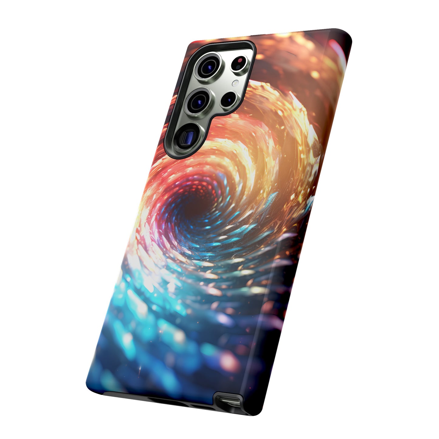 Crystal Portal of Light Phone Case – Vibrant Cosmic Design for iPhone, Samsung Galaxy, and Google Pixel Devices