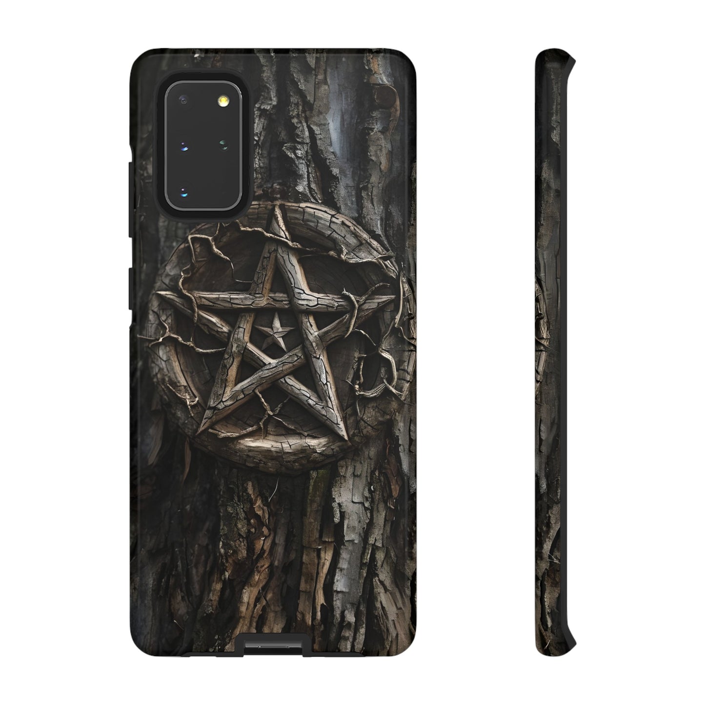 Pentacle Tree Phone Case – Wiccan Nature Magic Design for iPhone, Samsung Galaxy, and Google Pixel Devices