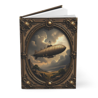 Steampunk Airship Journal - Vintage-Inspired Writing Notebook