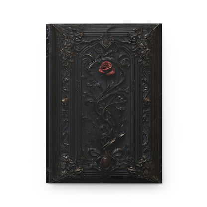 Vintage Gothic Rose Journal - Dark Romantic Notebook for Writing & Sketching