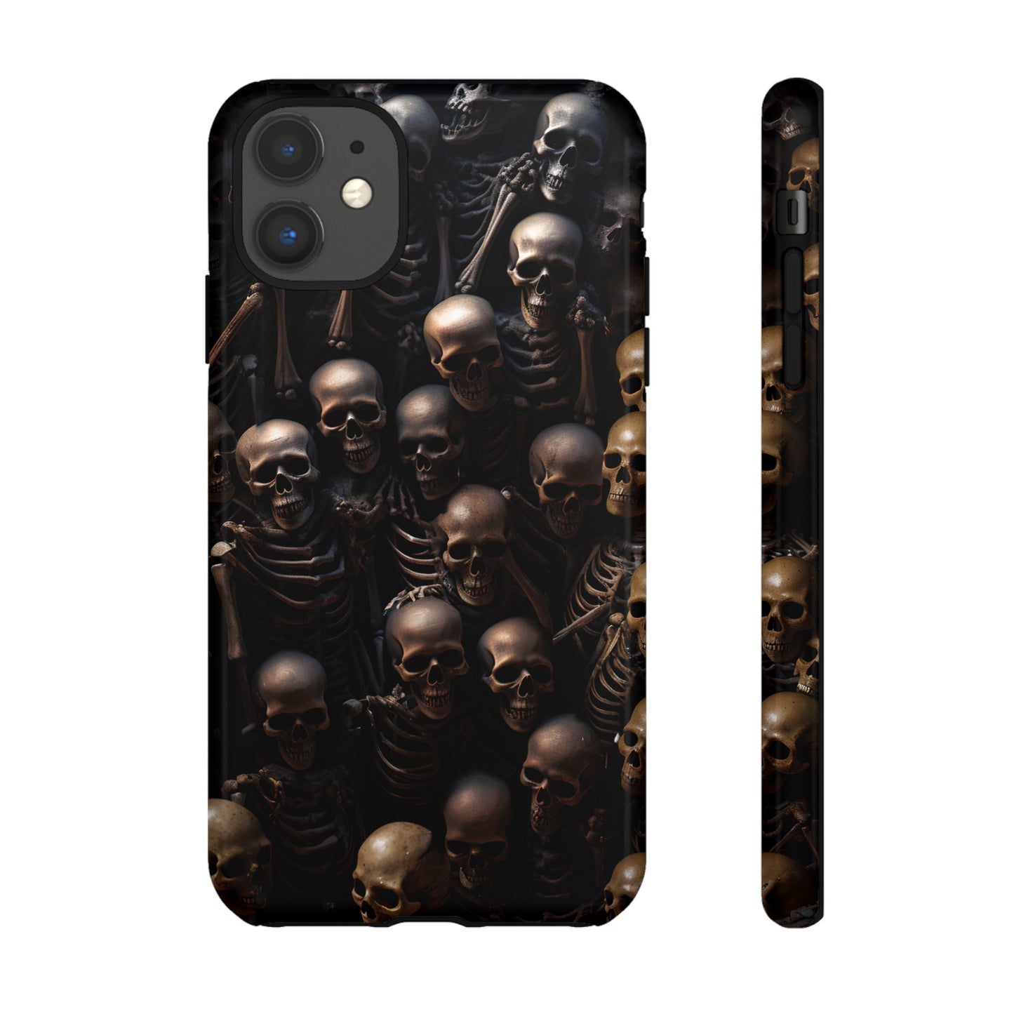 Skeletal Grave Phone Case – Halloween Horror Skeleton Design for iPhone, Samsung Galaxy, and Google Pixel Devices