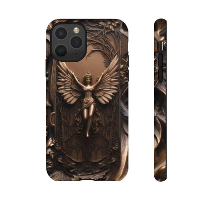 The Bronze Fairy Phone Case – Fantasy Faery Design for iPhone, Samsung Galaxy, and Google Pixel Devices