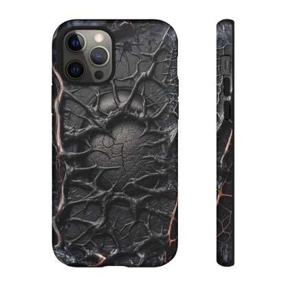 Black Veins Tough Phone Case – Lovecraftian Horror Design for iPhone, Samsung Galaxy, and Google Pixel Devices