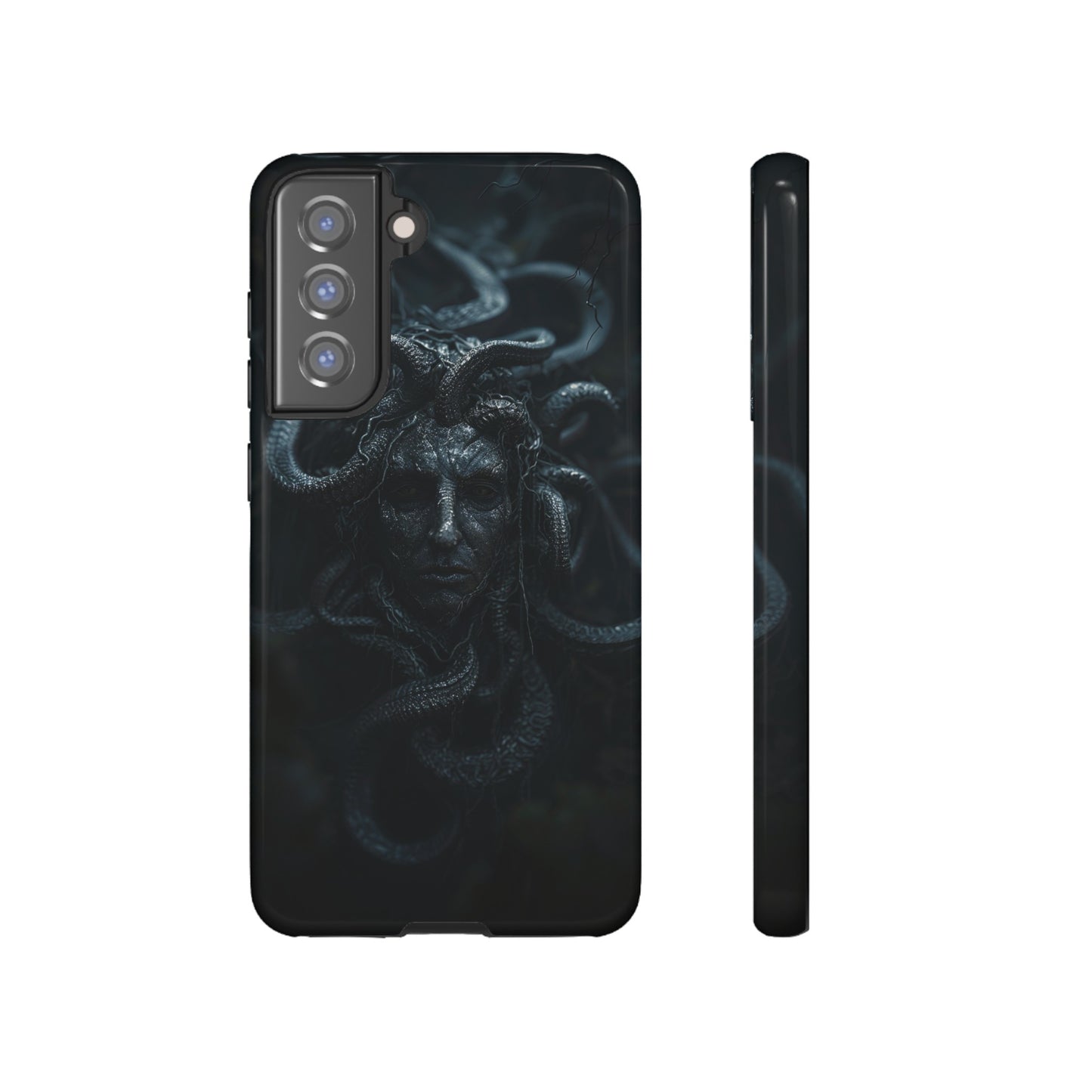 Medusa's Gaze Phone Case - Dark Mythological Design for iPhone and Samsung Galaxy Devices