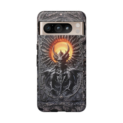 Skeletal Demonic King Phone Case – Ornate Gothic Design for iPhone, Samsung Galaxy, and Google Pixel Devices