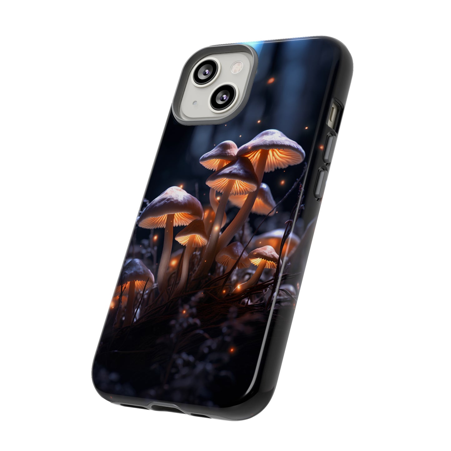 Glowing Mushrooms at Night Phone Case – Enchanting Fantasy Forest Design for iPhone, Samsung Galaxy, and Google Pixel Devices