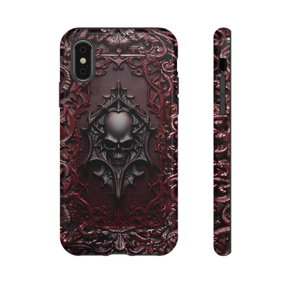 Vampiric Tough Phone Case – Gothic Skull Vampire Design for iPhone, Samsung Galaxy, and Google Pixel Devices