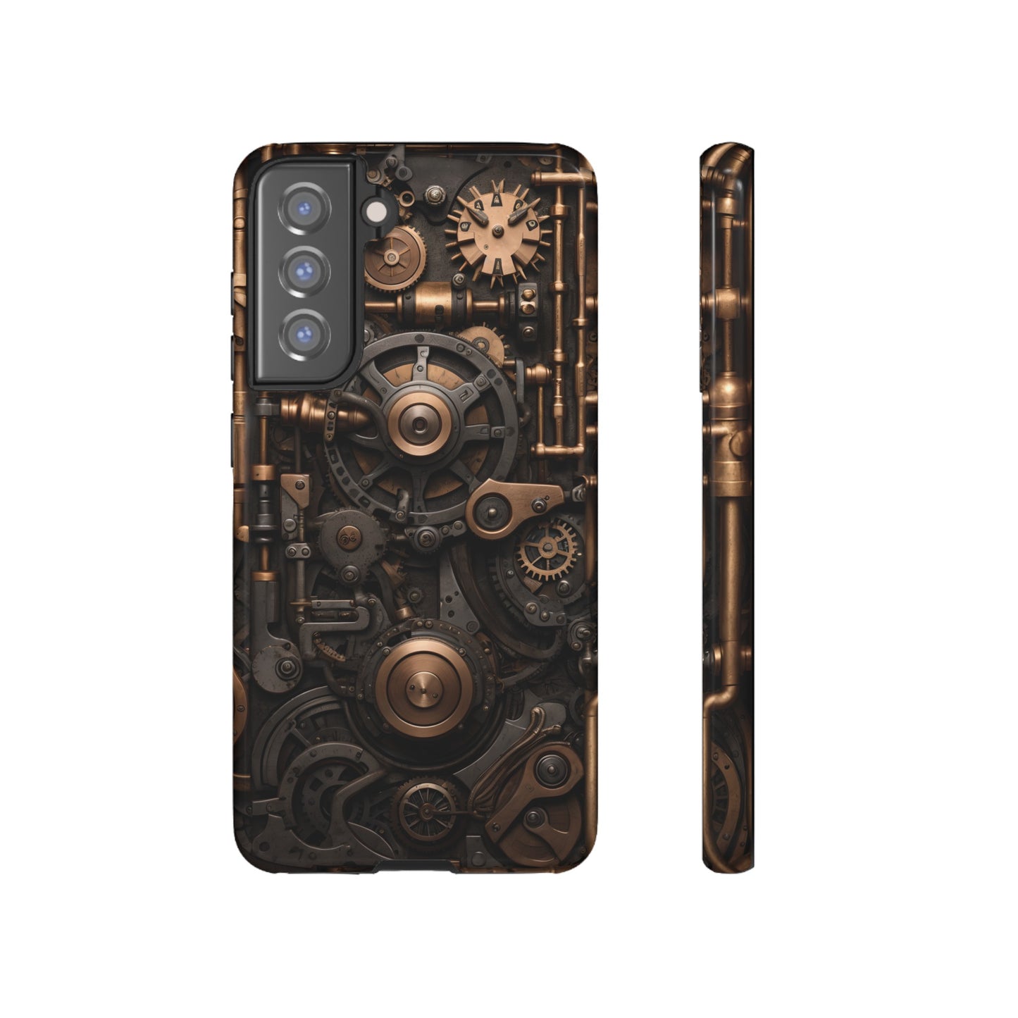 Steampunk Machine Phone Case – Victorian Gears Design for iPhone, Samsung Galaxy, and Google Pixel Devices