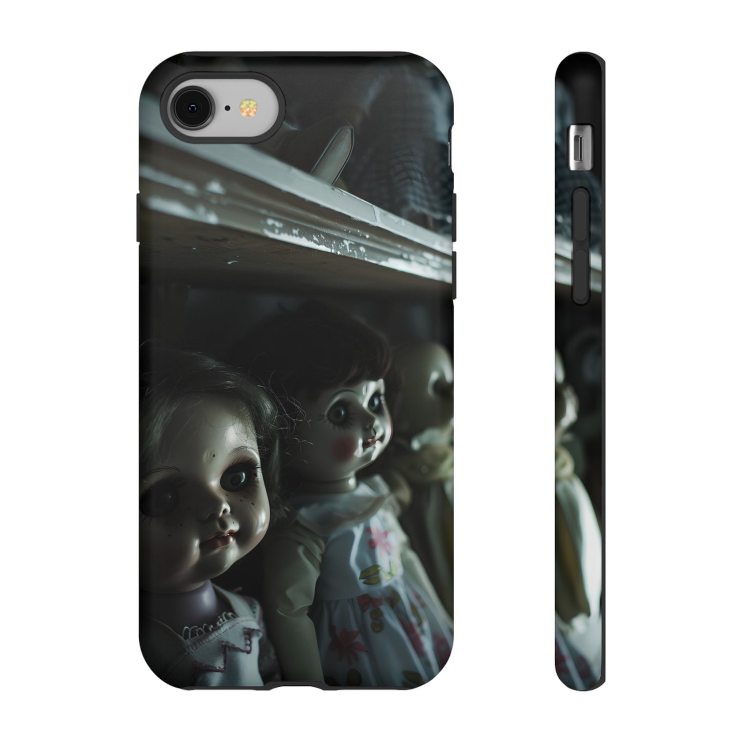 Creepy Dolls Phone Case – Eerie Vintage Doll Design for iPhone, Samsung Galaxy, and Google Pixel Devices