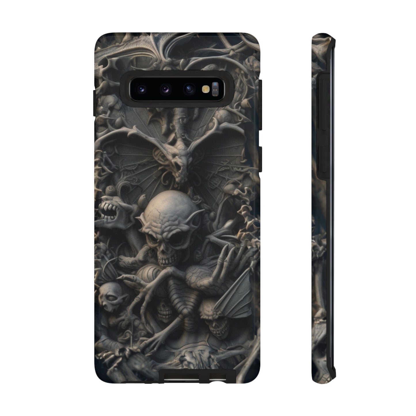 Those Who Dwell Below #1 Phone Case – Intricate Gothic Skeleton Design for iPhone, Samsung Galaxy, Google Pixel Devices