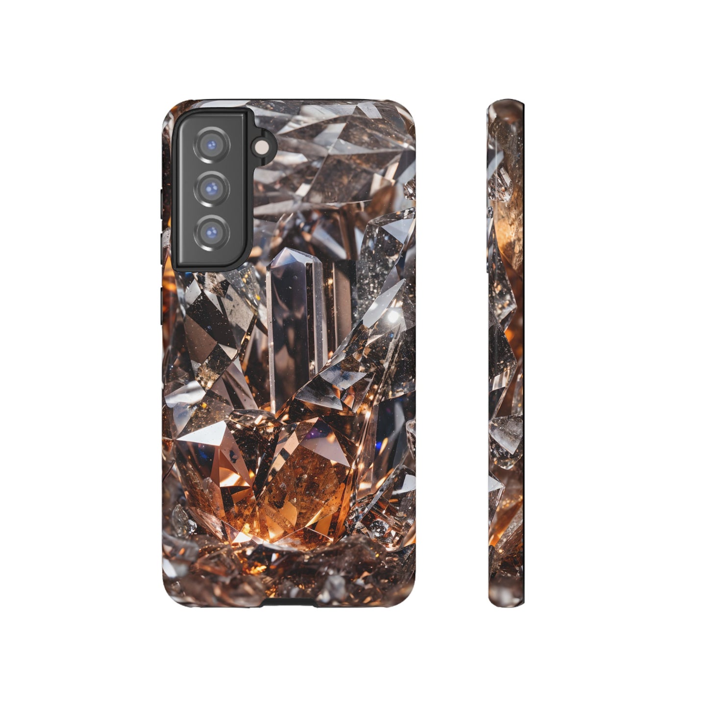 Crystalline Phone Case – Healing Crystal Quartz Design for iPhone, Samsung Galaxy, and Google Pixel Devices