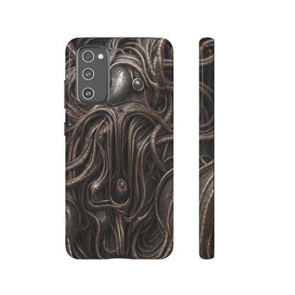 Biomechanical Horror 4 Phone Case – Futuristic Alien Design for iPhone, Samsung Galaxy, and Google Pixel Devices