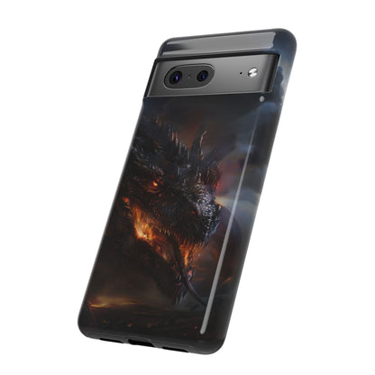 Fiery Dragon Phone Case - Epic Fantasy Art for iPhone, Samsung Galaxy, and Google Pixel Devices