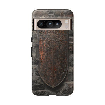 Medieval Shield Phone Case - Ornate Ancient Armor Design for iPhone and Samsung Galaxy Devices