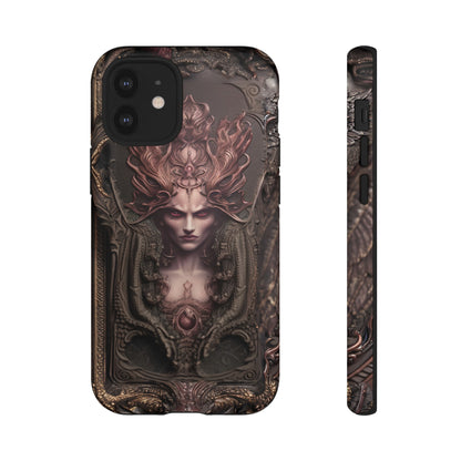 Dark Lilith Phone Case – Horned Hell Horror Design for iPhone, Samsung Galaxy, and Google Pixel Devices