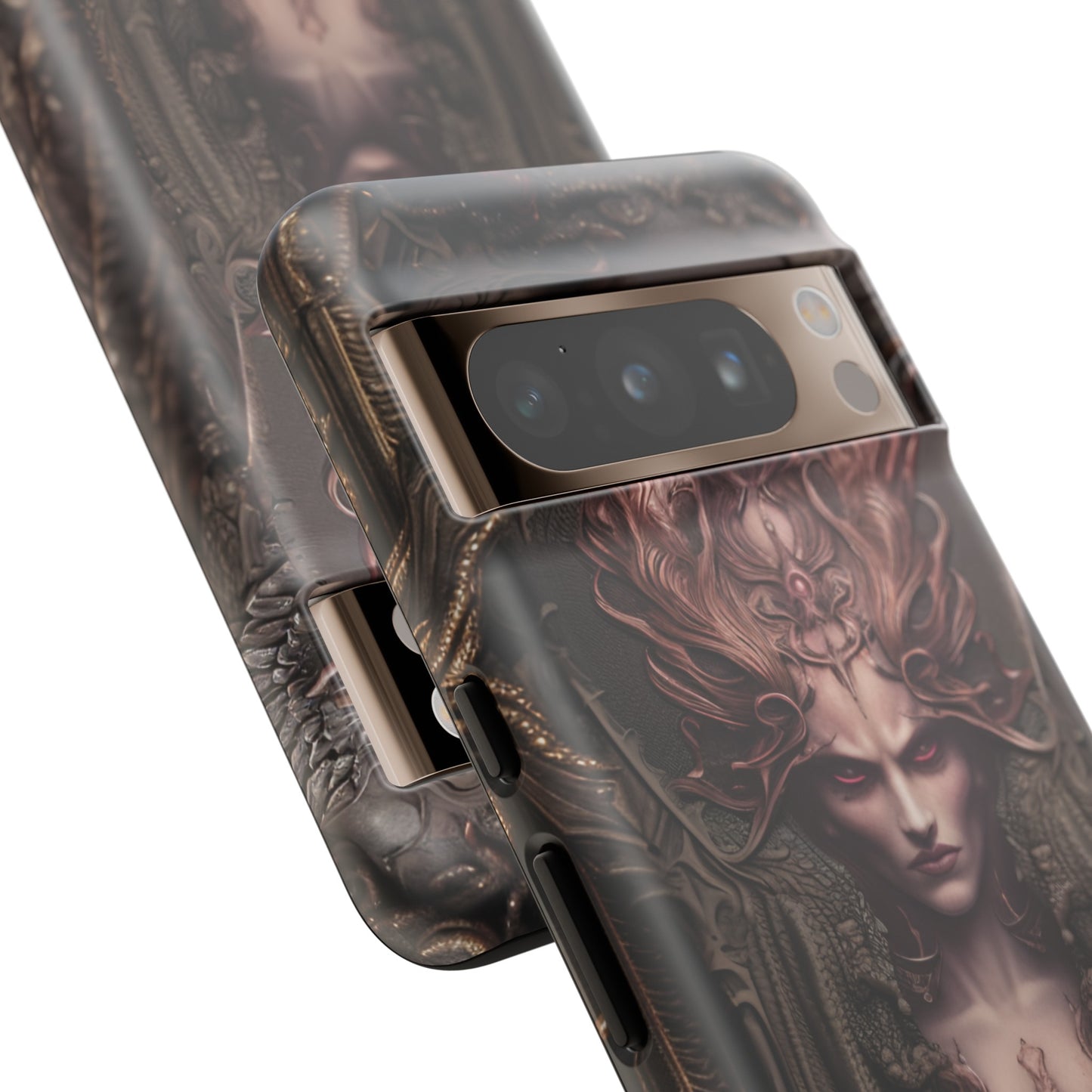 Dark Lilith Phone Case – Horned Hell Horror Design for iPhone, Samsung Galaxy, and Google Pixel Devices