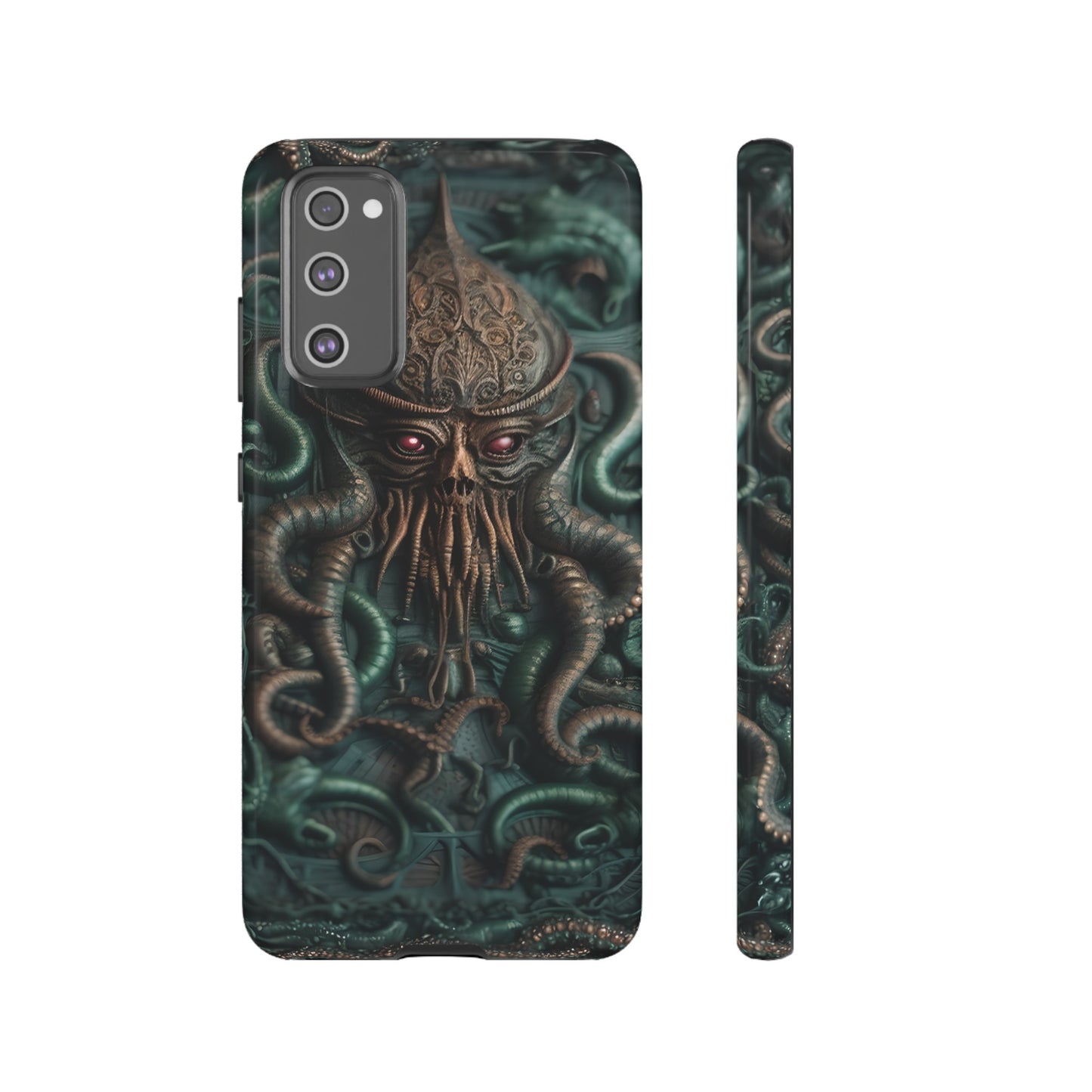 Nameless Dread Tough Phone Case – Lovecraftian Tentacle Horror Design for iPhone, Samsung Galaxy, and Google Pixel Devices